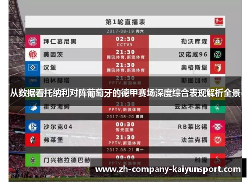 从数据看托纳利对阵葡萄牙的德甲赛场深度综合表现解析全景